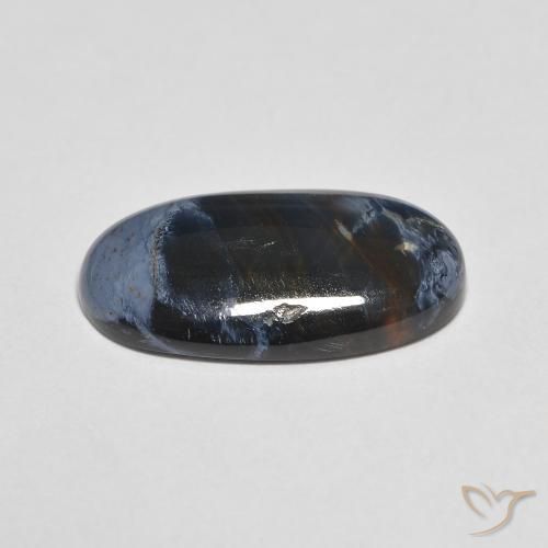 9,17 ctw natürlicher Mehrfarbig Pietersite, Oval, Lichtundurchlässig