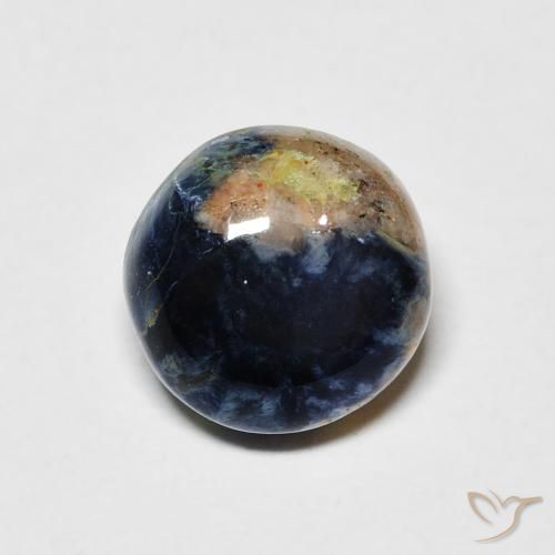 1.35ct Natürlicher Mehrfarbig Pietersite, Runden, Lichtundurchlässig