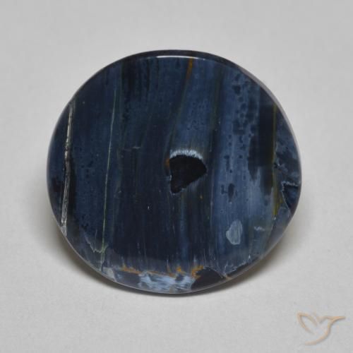 2.54ct Natürlicher Mehrfarbig Pietersite, Runden, Lichtundurchlässig