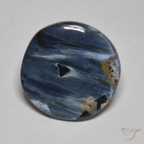 3.17ct Natürlicher Mehrfarbig Pietersite, Runden, Lichtundurchlässig