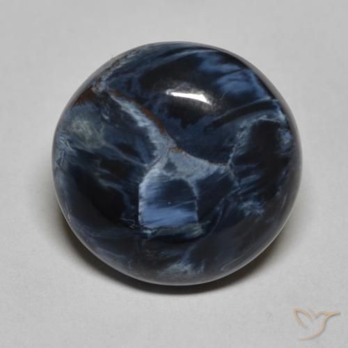 7.08ct Natürlicher Mehrfarbig Pietersite, Runden, Lichtundurchlässig