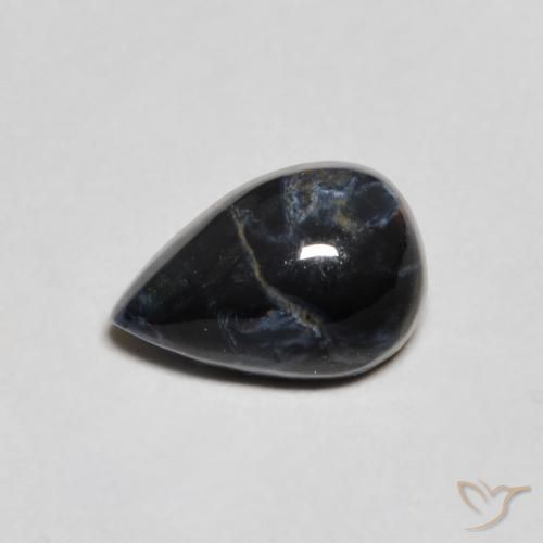 1.13ct Natürlicher Mehrfarbig Pietersite, Birnenform, Lichtundurchlässig