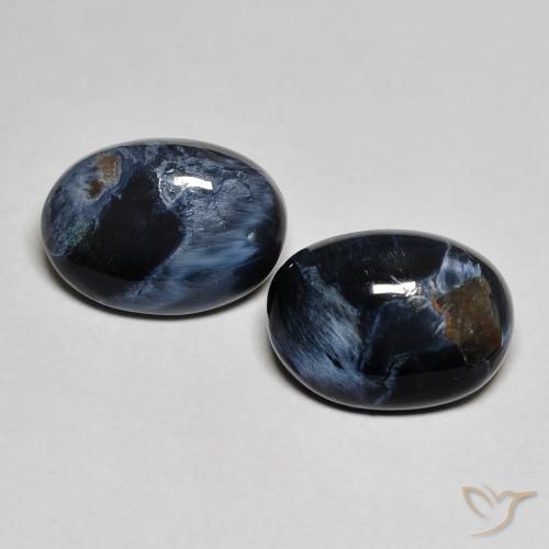 4.78ctw Natürlicher Mehrfarbig Pietersite, Oval, Lichtundurchlässig
