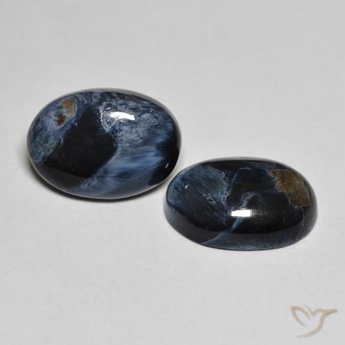 4.78 ct natürliche Mehrfarbig Pietersite-Edelsteine, Oval, Lichtundurchlässig