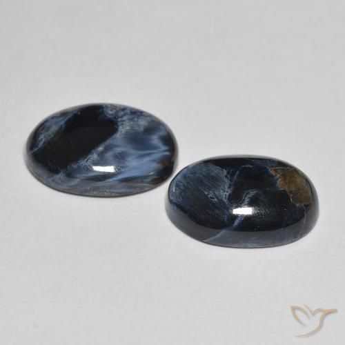 4.78 ct natürliche Mehrfarbig Pietersite-Edelsteine, Oval, Lichtundurchlässig