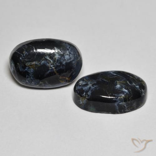 6.76 ct natürliche Mehrfarbig Pietersite-Edelsteine, Oval, Lichtundurchlässig
