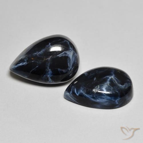 10.54 ct natürliche Mehrfarbig Pietersite-Edelsteine, Birnenform, Lichtundurchlässig