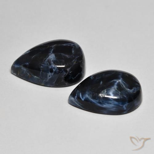 10.54 ct natürliche Mehrfarbig Pietersite-Edelsteine, Birnenform, Lichtundurchlässig