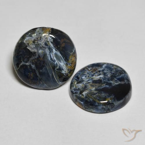 6.91 ct natürliche Mehrfarbig Pietersite-Edelsteine, Runden, Lichtundurchlässig