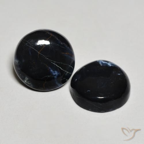 6.34 ct natürliche Mehrfarbig Pietersite-Edelsteine, Runden, Lichtundurchlässig