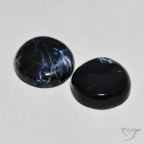 6.34 ct natürliche Mehrfarbig Pietersite-Edelsteine, Runden, Lichtundurchlässig