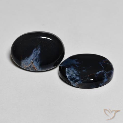 9.73 ct natürliche Mehrfarbig Pietersite-Edelsteine, Oval, Lichtundurchlässig