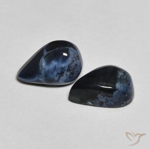 2.42 ct natürliche Mehrfarbig Pietersite-Edelsteine, Birnenform, Lichtundurchlässig