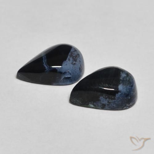 2.42 ct natürliche Mehrfarbig Pietersite-Edelsteine, Birnenform, Lichtundurchlässig