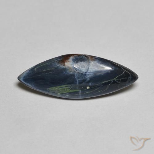 1.81ct Natürlicher Mehrfarbig Pietersite, Marquise, Lichtundurchlässig