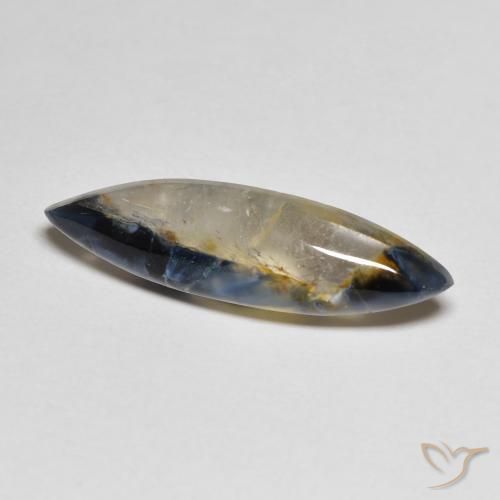 9,17 ctw natürlicher Mehrfarbig Pietersite, Marquise, Lichtdurchlässig
