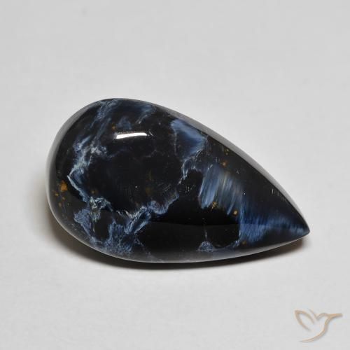 8.57ct Natürlicher Mehrfarbig Pietersite, Birnenform, Lichtundurchlässig