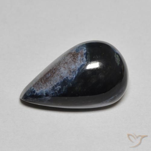 4.12ct Natürlicher Mehrfarbig Pietersite, Birnenform, Lichtundurchlässig