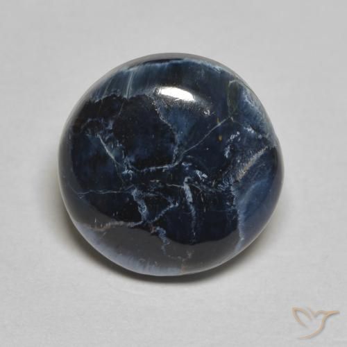 3.36ct Natürlicher Mehrfarbig Pietersite, Runden, Lichtundurchlässig