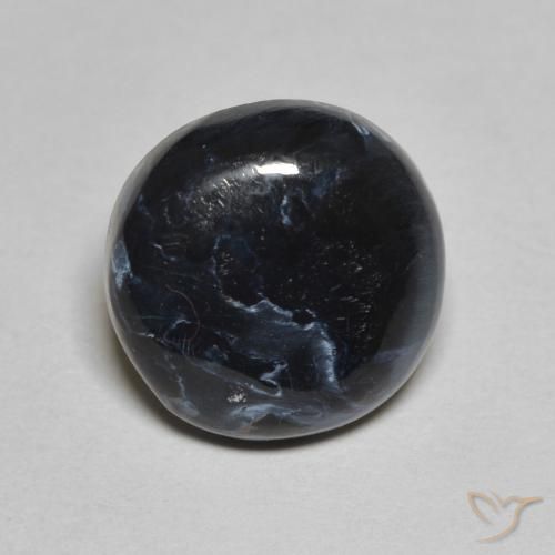 3.96ct Natürlicher Mehrfarbig Pietersite, Runden, Lichtundurchlässig