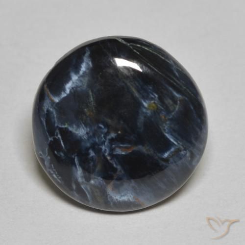 4.12ct Natürlicher Mehrfarbig Pietersite, Runden, Lichtundurchlässig