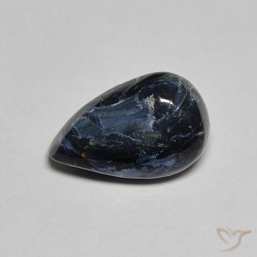2.39ct Natürlicher Mehrfarbig Pietersite, Birnenform, Lichtundurchlässig