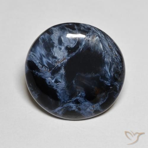 6.68ct Natürlicher Mehrfarbig Pietersite, Runden, Lichtundurchlässig