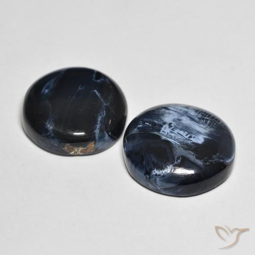 12.48 ct natürliche Mehrfarbig Pietersite-Edelsteine, Runden, Lichtundurchlässig