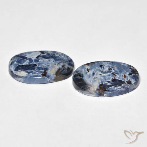 10.83 ct natürliche Mehrfarbig Pietersite-Edelsteine, Oval, Lichtundurchlässig
