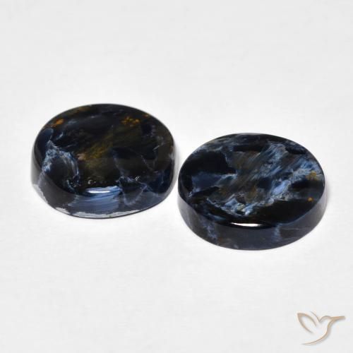 7.55 ct natürliche Mehrfarbig Pietersite-Edelsteine, Runden, Lichtundurchlässig