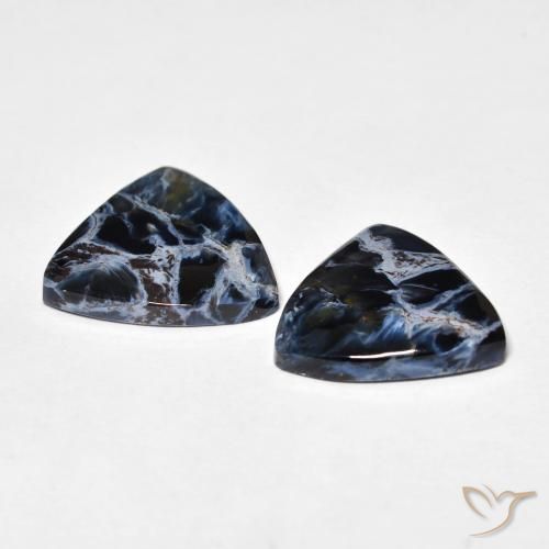 9.74 ct natürliche Mehrfarbig Pietersite-Edelsteine, Trillion, Lichtundurchlässig