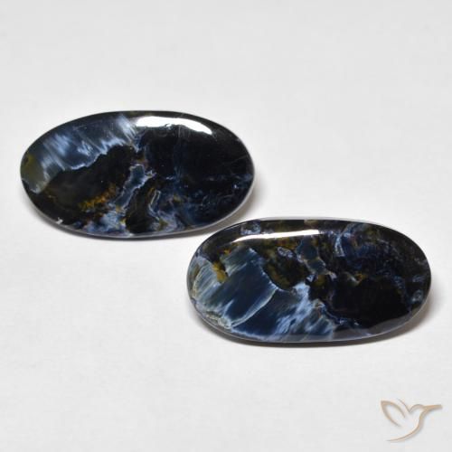 10.74ctw Natürlicher Mehrfarbig Pietersite, Oval, Lichtundurchlässig