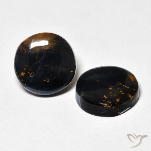 6.42 ct natürliche Mehrfarbig Pietersite-Edelsteine, Runden, Lichtundurchlässig