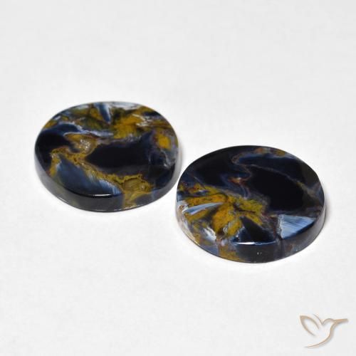 9.29 ct natürliche Mehrfarbig Pietersite-Edelsteine, Runden, Lichtundurchlässig