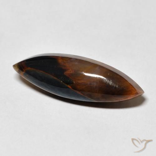 9,17 ctw natürlicher Mehrfarbig Pietersite, Marquise, Lichtundurchlässig