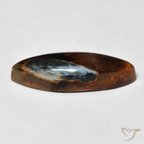 9,17 ctw natürlicher Mehrfarbig Pietersite, Marquise, Lichtundurchlässig