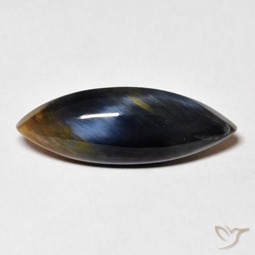 5.19ct Natürlicher Mehrfarbig Pietersite, Marquise, Lichtundurchlässig