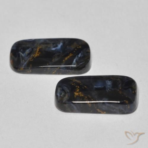 3.73 ct natürliche Mehrfarbig Pietersite-Edelsteine, Baguette, Lichtundurchlässig