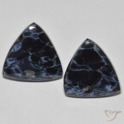 8.90ctw Natürlicher Mehrfarbig Pietersite, Trillion, Lichtundurchlässig