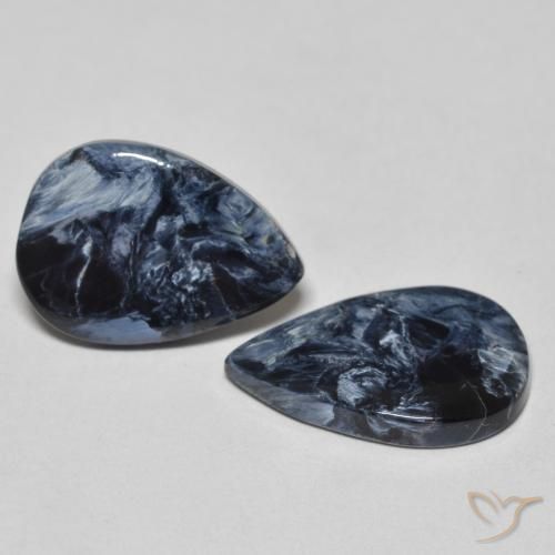 6.40 ct natürliche Mehrfarbig Pietersite-Edelsteine, Birnenform, Lichtundurchlässig