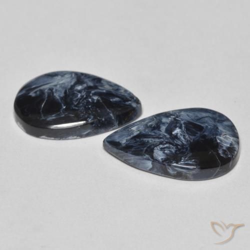 6.40 ct natürliche Mehrfarbig Pietersite-Edelsteine, Birnenform, Lichtundurchlässig