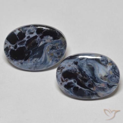 10.23ctw Natürlicher Mehrfarbig Pietersite, Oval, Lichtundurchlässig