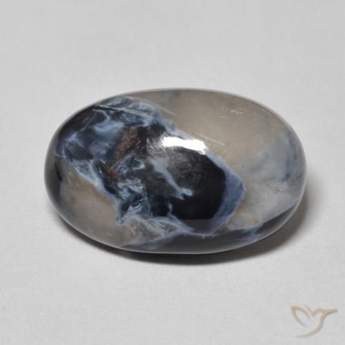 6.74ct Natürlicher Mehrfarbig Pietersite, Oval, Lichtundurchlässig