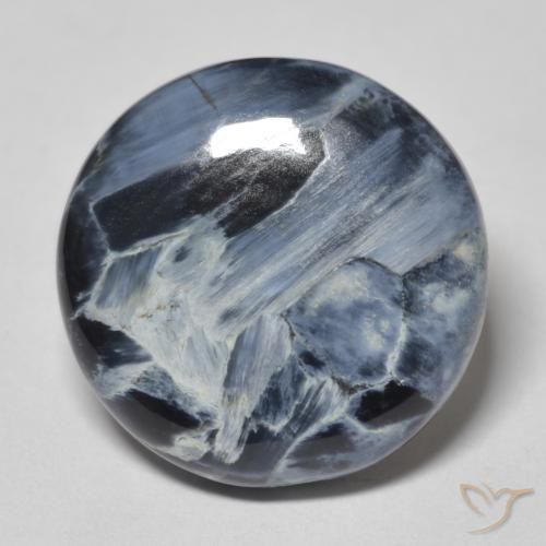 12.37ct Natürlicher Mehrfarbig Pietersite, Runden, Lichtundurchlässig
