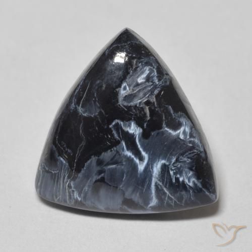 7.39ct Natürlicher Mehrfarbig Pietersite, Trillion, Lichtundurchlässig