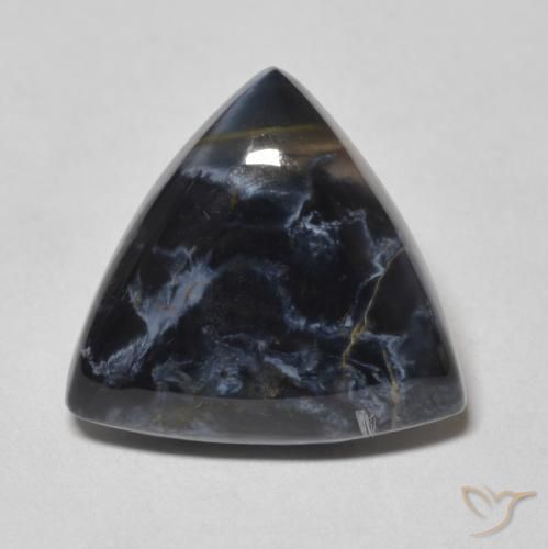 6.87ct Natürlicher Mehrfarbig Pietersite, Trillion, Lichtundurchlässig