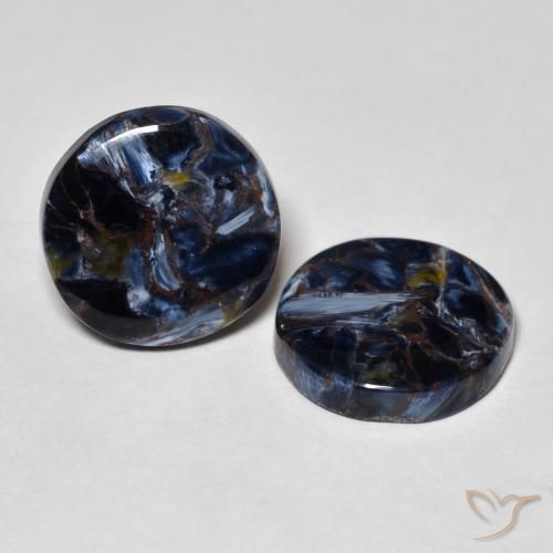 9.69 ct natürliche Mehrfarbig Pietersite-Edelsteine, Runden, Lichtundurchlässig