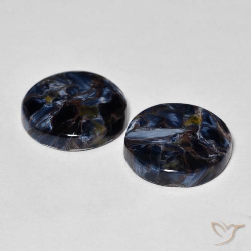 9.69 ct natürliche Mehrfarbig Pietersite-Edelsteine, Runden, Lichtundurchlässig
