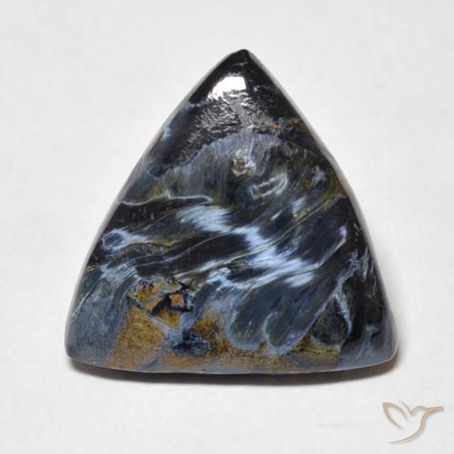 6.43ct Natürlicher Mehrfarbig Pietersite, Trillion, Lichtundurchlässig