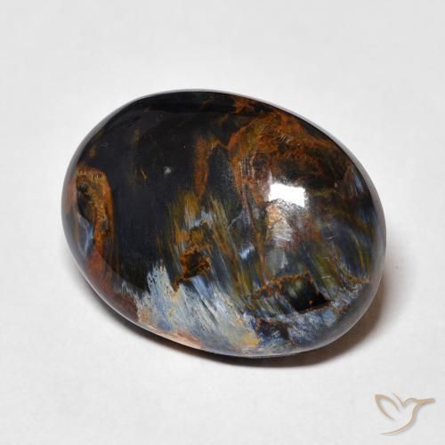 9,17 ctw natürlicher Mehrfarbig Pietersite, Oval, Lichtundurchlässig